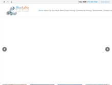 Tablet Screenshot of bluelavamedia.com